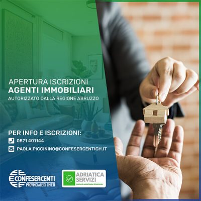 Apertura iscrizioni Agenti immobiliari Febbraio 2024