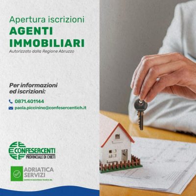 Apertura iscrizioni Agenti immobiliari Ottobre 2024