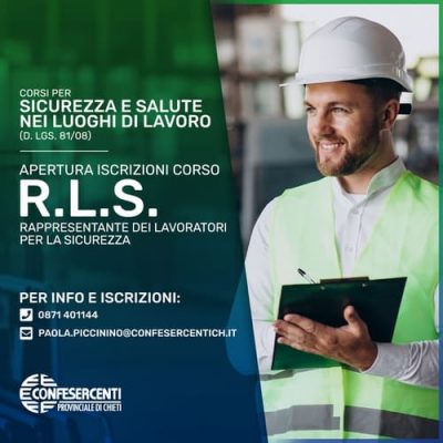 Avvio corso RLS Luglio 2022