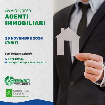 Avvio Corso Agenti Immobiliari – 28 novembre 2024