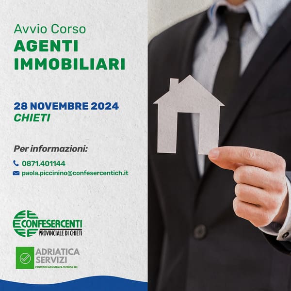 Avvio Corso Agenti Immobiliari Novembre 2024