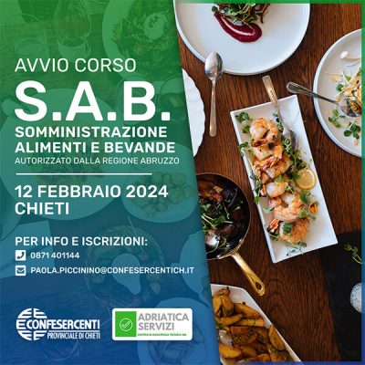 Avvio corso SAB 12 Febbraio 2024 – Chieti